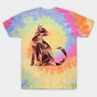 Animal cat geometric T-Shirt